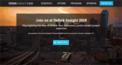 Desktop Screenshot of deltekinsight.com